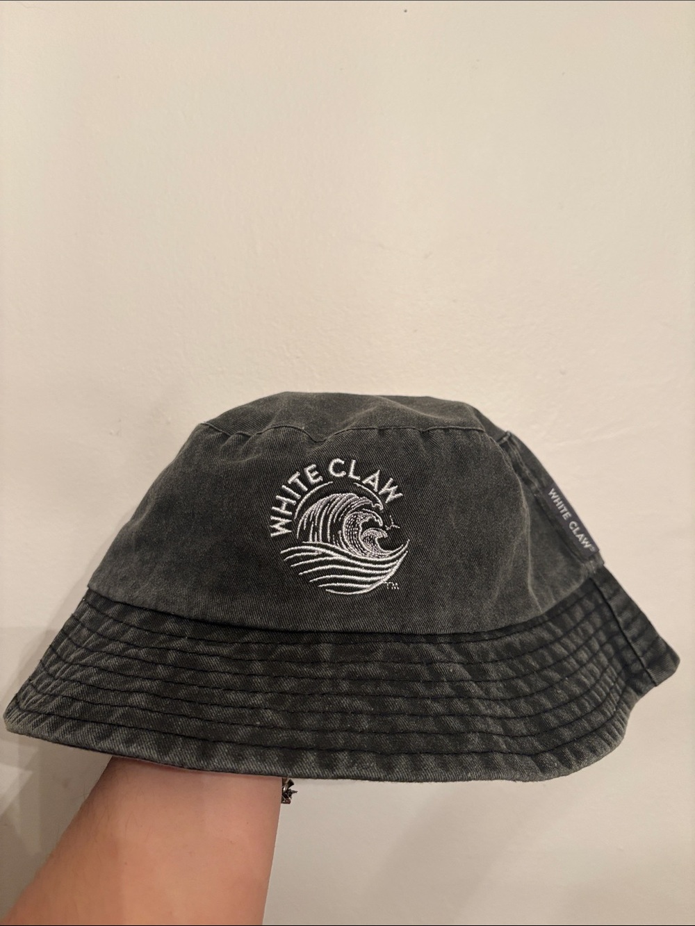 NEW LIMITED EDITION - WHITE CLAW 🍻 
Dark Grey Denim Bucket Hat 😍